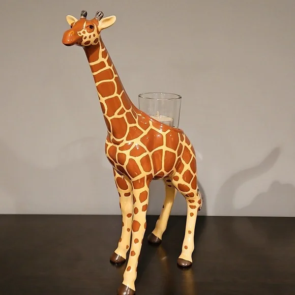 PartyLite Giraffe African Inspiration Candle Holder - Picture 1 of 7